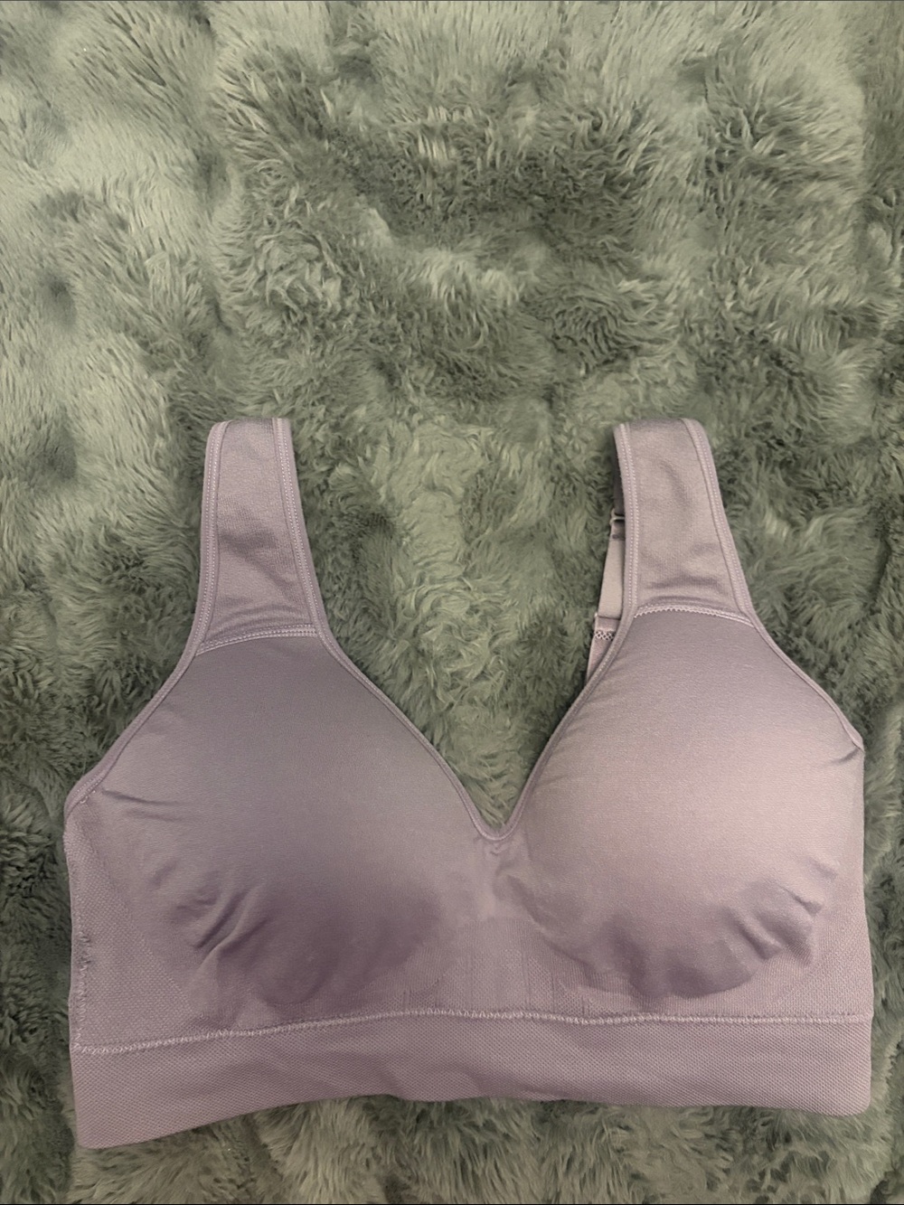Puma Lavender Wireless Seamless Sports Bra